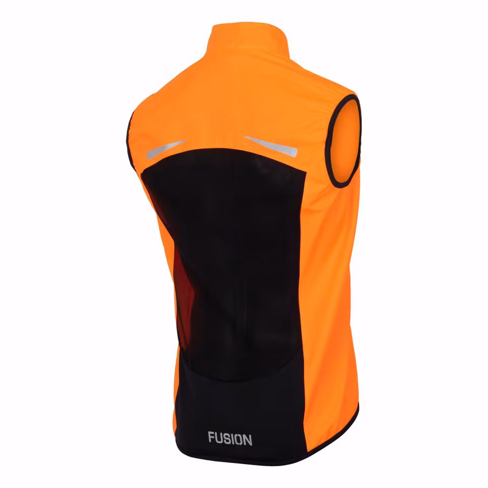 Fusion mens S1 Run vest Orange - Herr