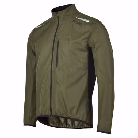 Fusion Men S1 Run Jacket Green - Herr
