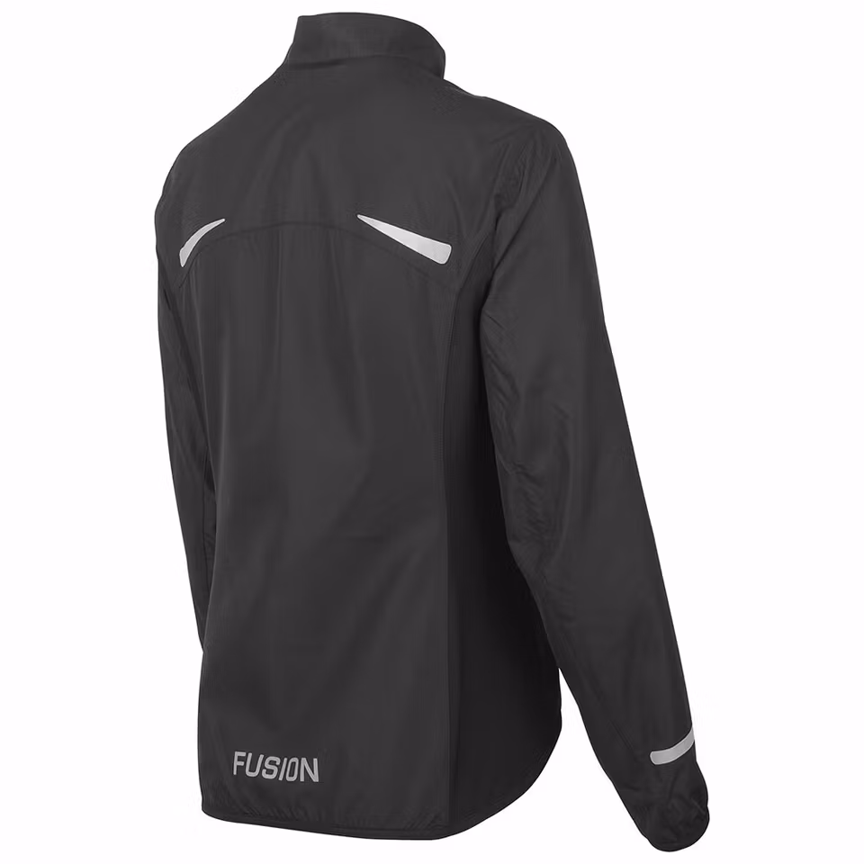 Fusion Womens S1 Run Jacket Black - Dam