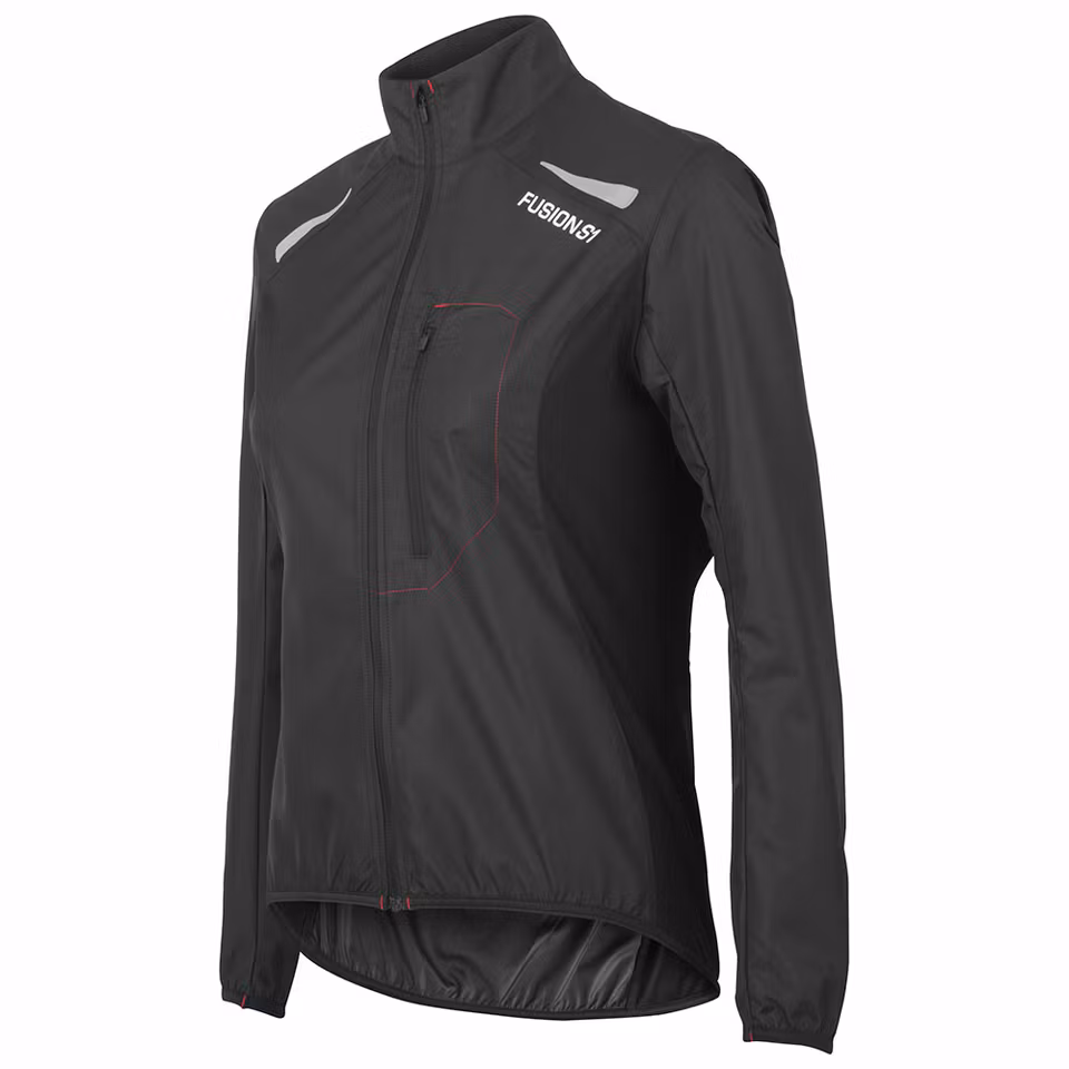 Fusion Womens S1 Run Jacket Black - Dam