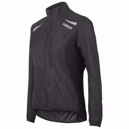 Fusion Womens S1 Run Jacket Black - Dam
