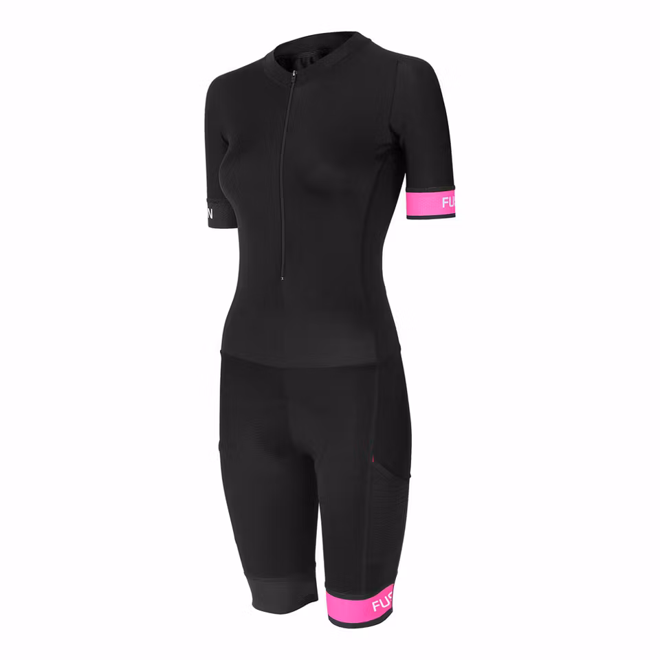 Fusion Speed Suit with pocket Black/Pink - Unisex