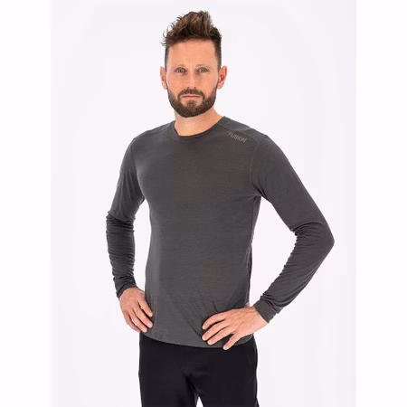 Fusion MENS MERINO 150 LS - Grey - Herr