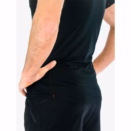 Fusion Mens Merino 150 T-Shirt - Black - Herr