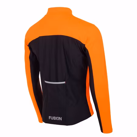 Fusion Mens S2 Run Jacket Orange - Herr