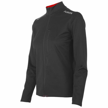 Fusion Women S2 Run Jacket Black - Dam