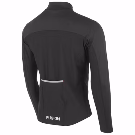 Fusion Mens S2 Run Jacket Black - Herr