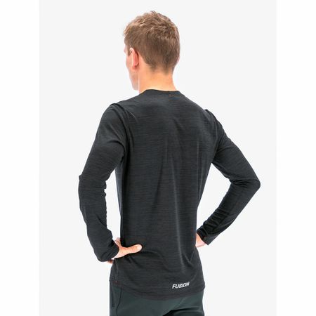 Fusion C3 LS Shirt - Black - Herr