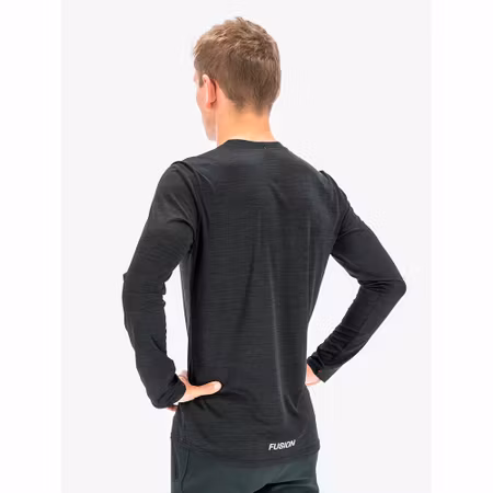 Fusion C3 LS Shirt - Black - Herr