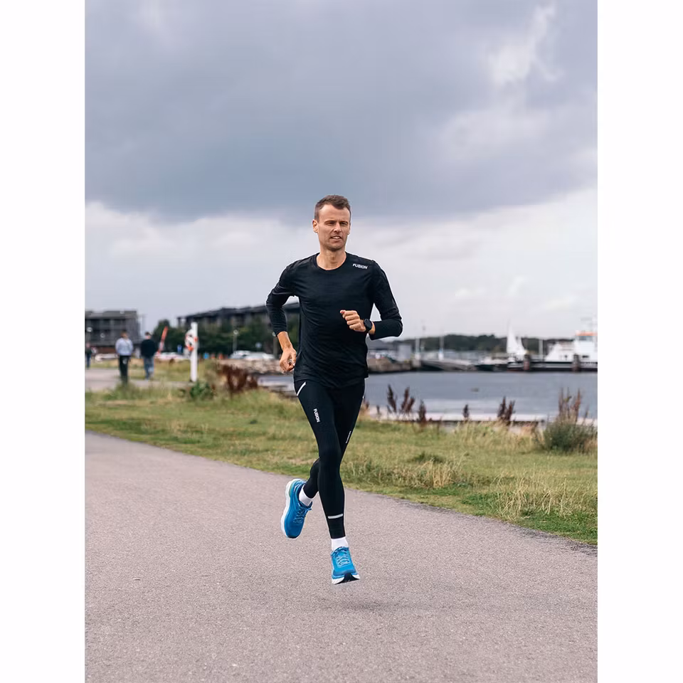 Fusion C3 LS Shirt - Black - Herr