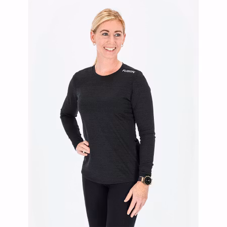 Fusion C3 LS Shirt - Black - Dam