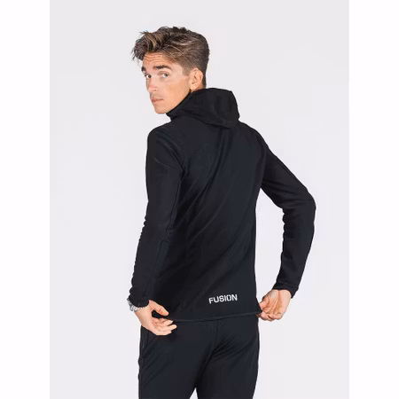 Fusion Mens Recharge Hoodie - Black - Herr