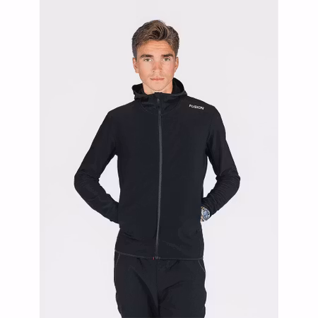 Fusion Mens Recharge Hoodie - Black - Herr