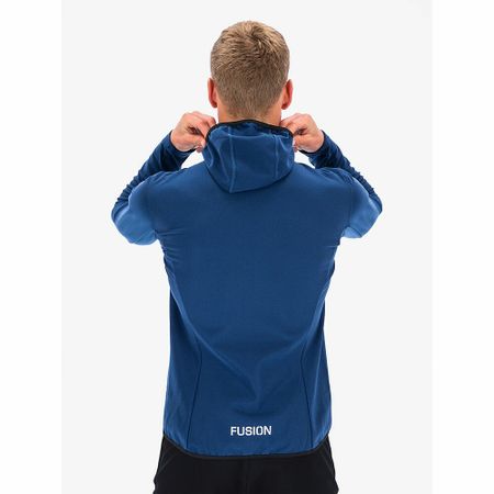 Fusion Mens Recharge Hoodie - Night Blue - Herr
