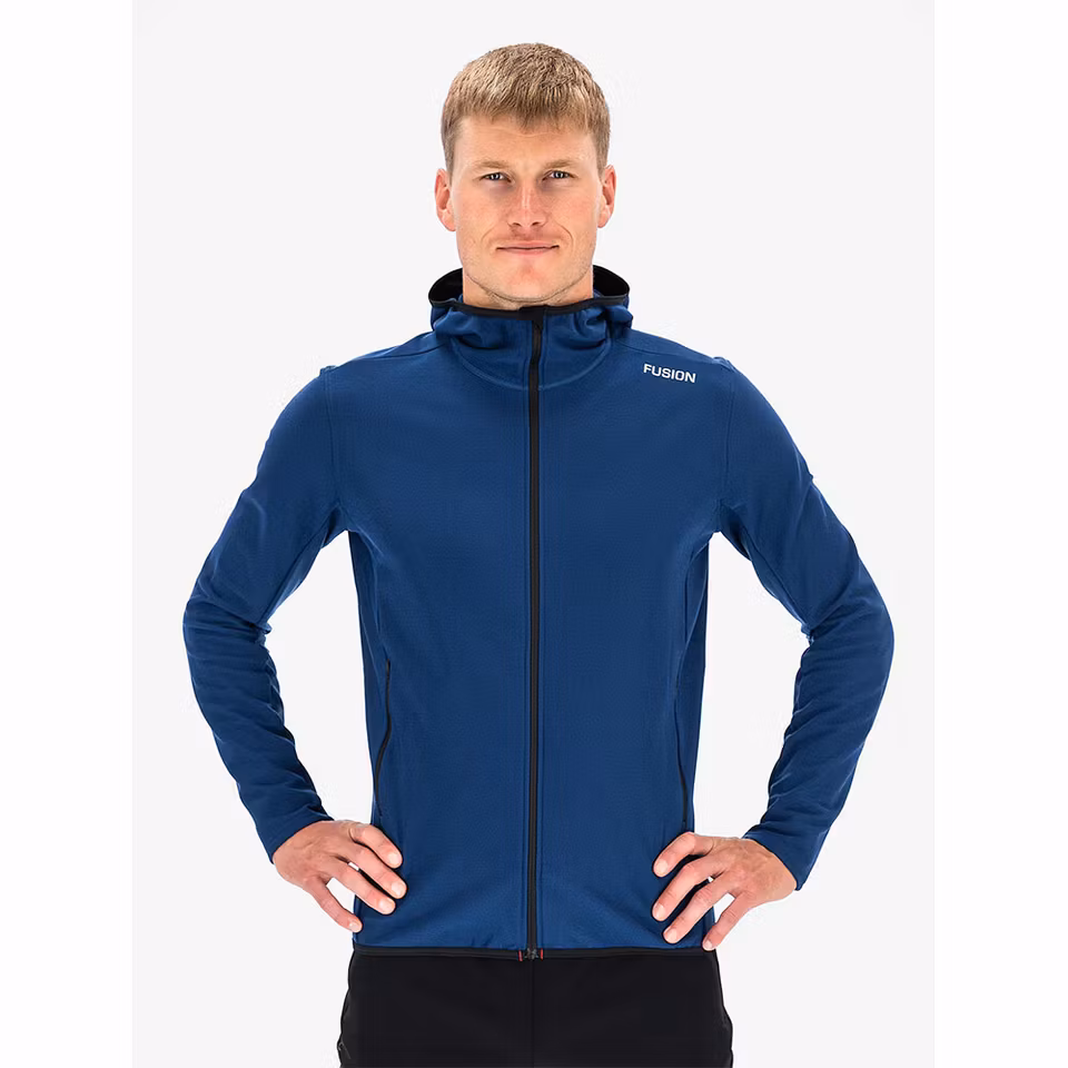 Fusion Mens Recharge Hoodie - Night Blue - Herr