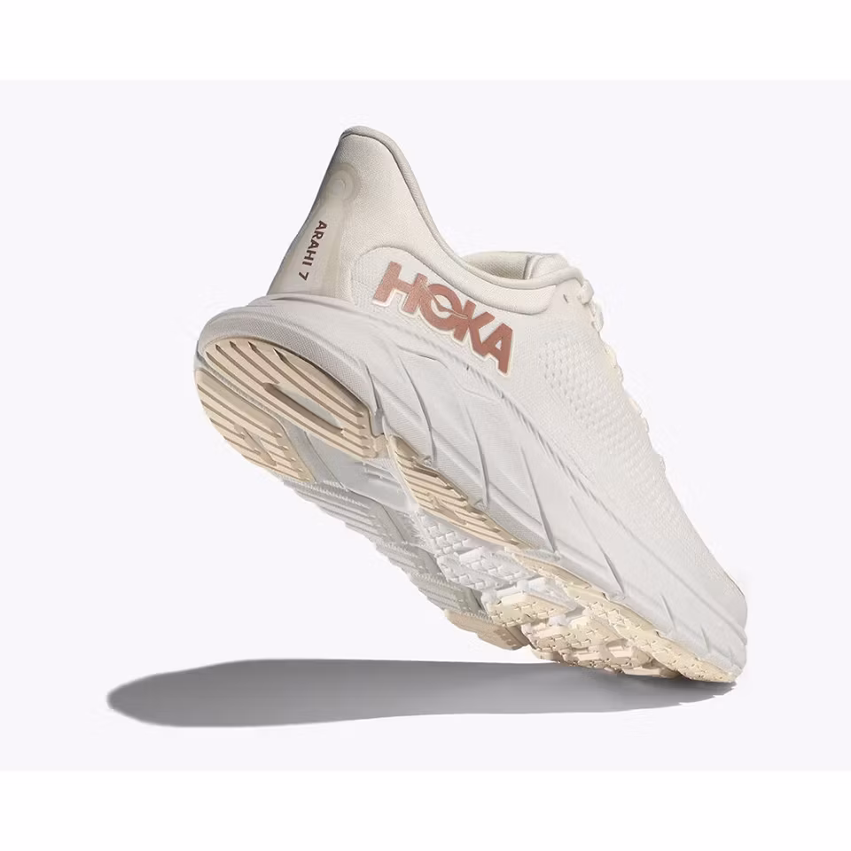 Hoka ARAHI 7 Blanc De Blanc / Rose Gold - Dam