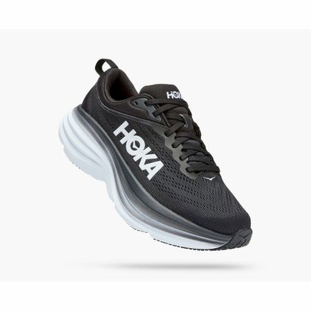 Hoka BONDI 8 Black / White - Dam