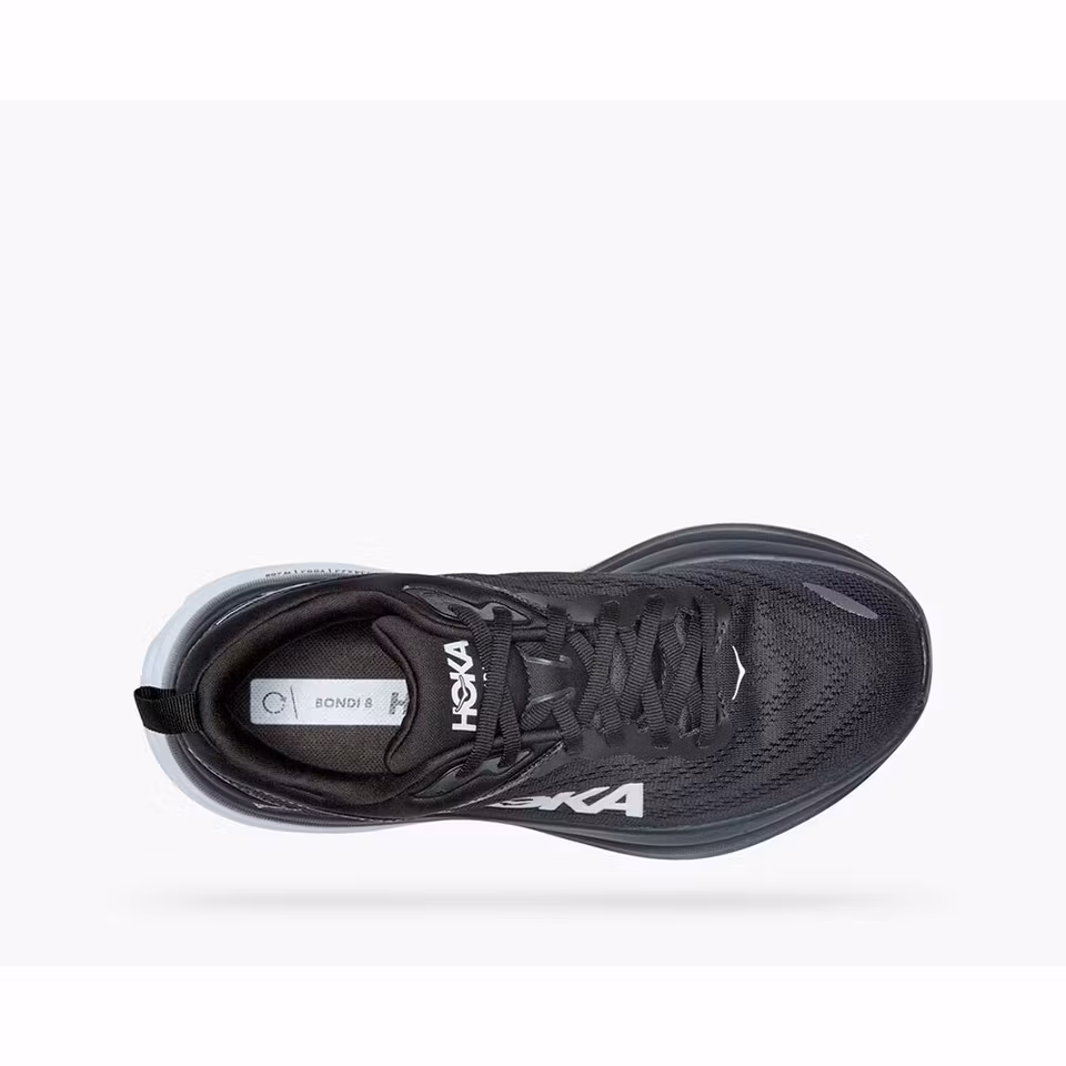 Hoka Bondi 8 Wide Black / White - Dam