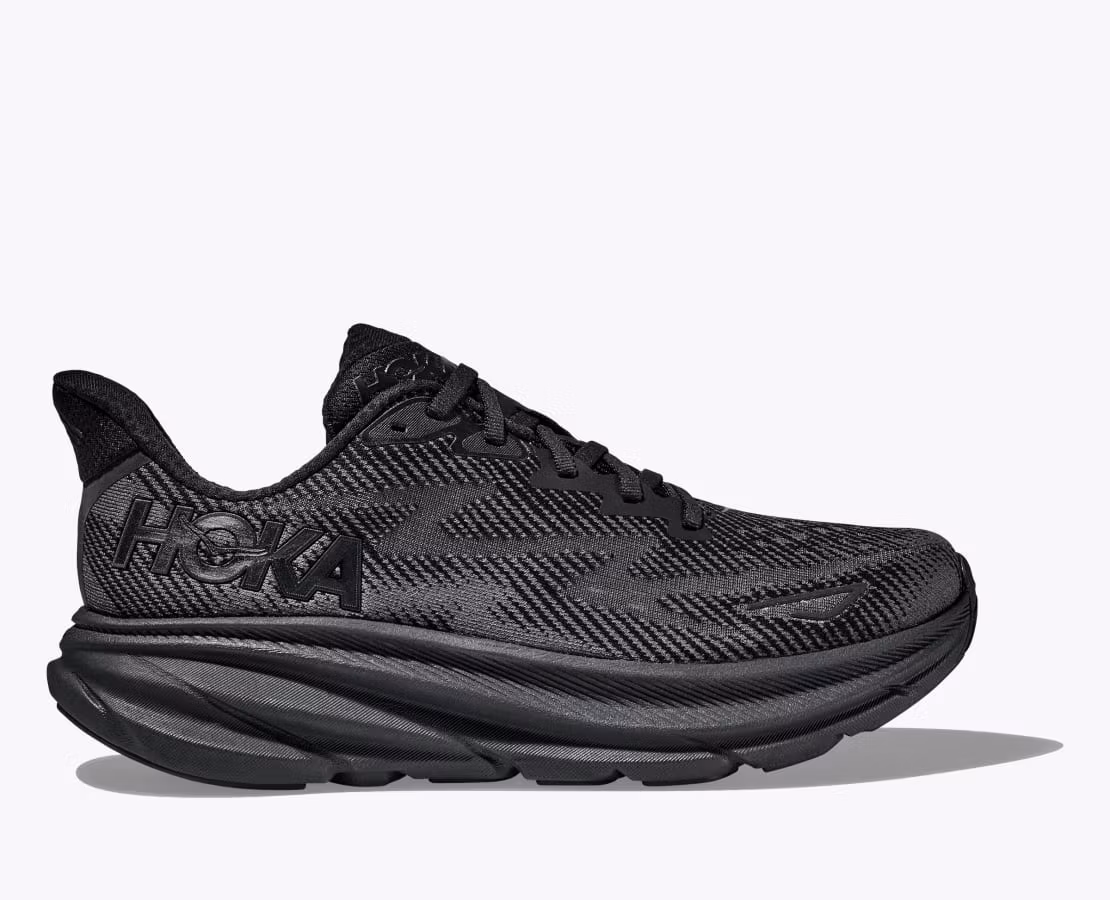 Hoka Clifton 9 Black / Black - Dam