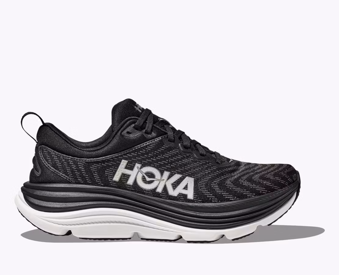 Hoka Gaviota 5 Black / White - Herr