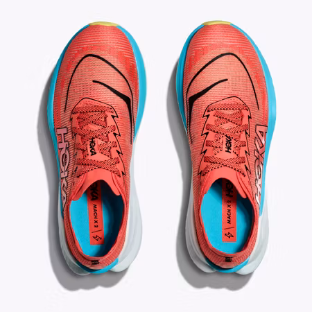 Hoka Mach X 2 Grapefruit / Electric Coral - Herr
