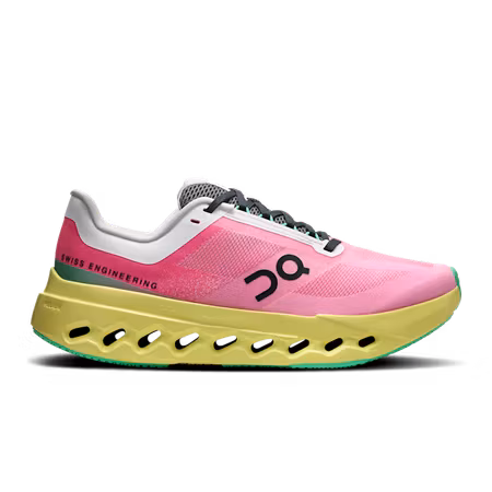 On Cloudsurfer Next Pink / Limelight - Dam