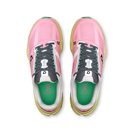 On Cloudsurfer Next Pink / Limelight - Dam