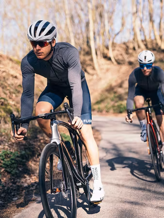Fusion Tempo BIB Shorts Blå  - Herr