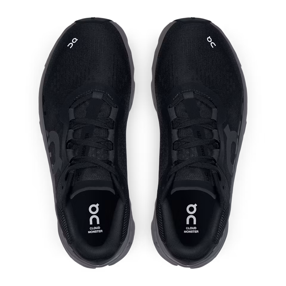 On Cloudmonster Black / Magnet - Dam