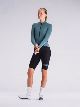 Fusion Womens Light LS Cycling Jersey - Green - Dam