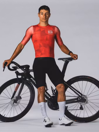 Fusion Tempo Aero Sock - White/Grey - Unisex