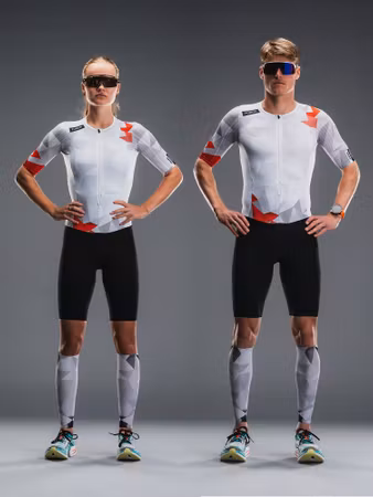 Fusion Tempo Pro Two Tri Suit - Red - Unisex