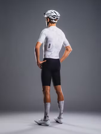 Fusion Tempo Road Race Suit - White / Grey - Herr