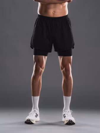 Fusion Tempo One Run Shorts - Black - Herr