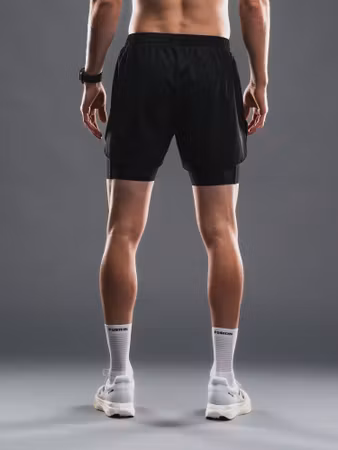 Fusion Tempo One Run Shorts - Black - Herr