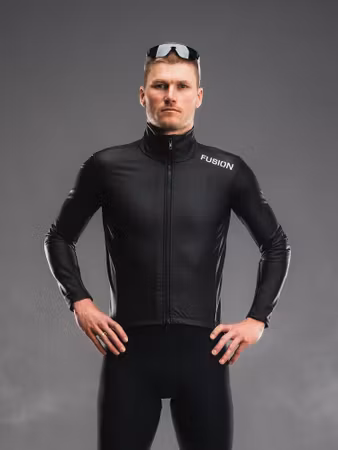 Fusion Tempo Rain Jacket - Black