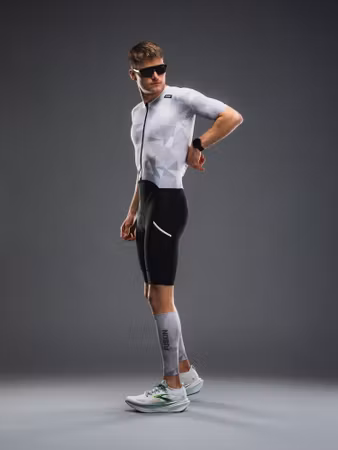 Fusion Tempo Two Tri Suit - White/Grey - Unisex