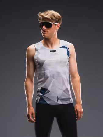 Fusion tempo Pro Run Singlet - Blue - Unisex