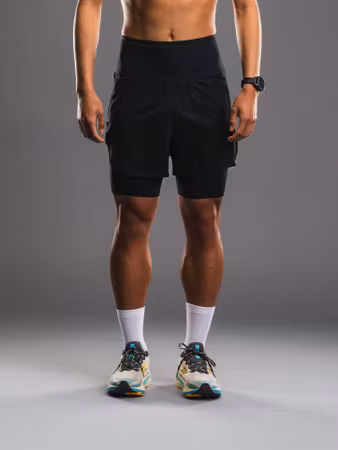 Fusion Tempo Pro Trail Shorts Black - Unisex