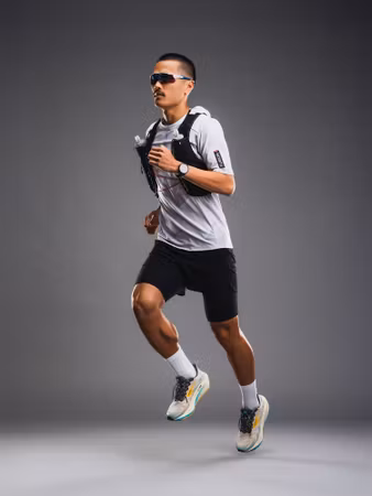 Fusion Tempo Pro Trail T-shirt White / Grey