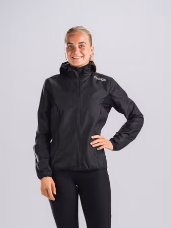 Fusion Tempo Two Run Jacket Black - Dam