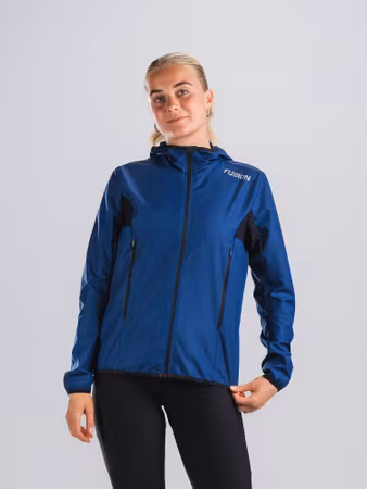 Fusion Tempo Two Run Jacket Night Blue - Dam