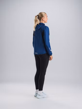 Fusion Tempo Two Run Jacket Night Blue - Dam