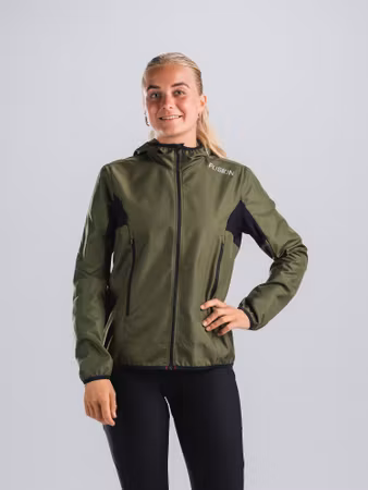 Fusion Tempo Two Run Jacket Green - Dam