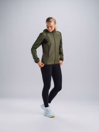 Fusion Tempo Two Run Jacket Green - Dam