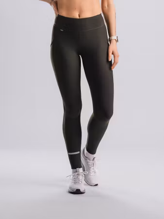 Fusion Tempo Training Tights Green - Dam