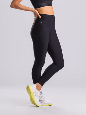 Fusion Womens High Rise Tights Black - Dam