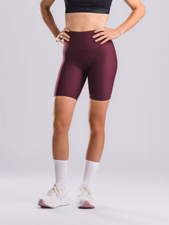 Fusion Womens High Rise Short Tights Bordeaux - Dam