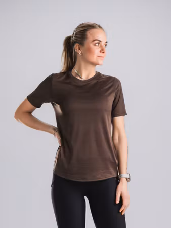 Fusion C3 T-Shirt - Brown - Dam