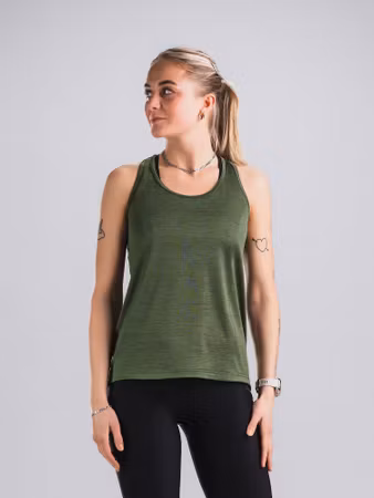 Fusion Womens Training Top - Green - Dam